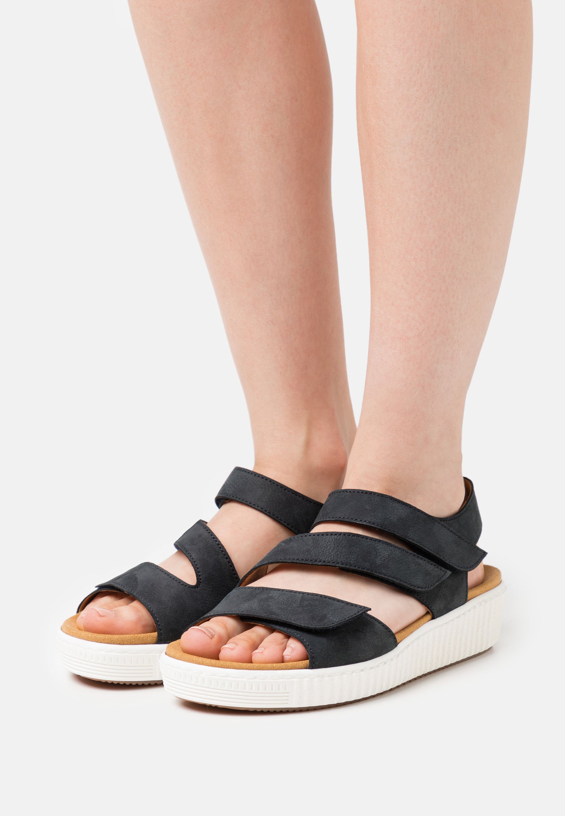 Gabor Sandalen met plateauzool - nightblue/donkerblauw - Zalando.nl