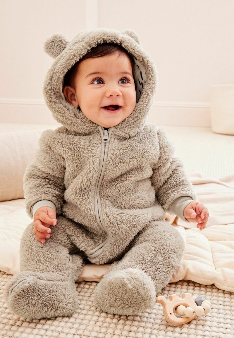 Next COSY BEAR BABY Jumpsuit mink brown/braun Zalando.de