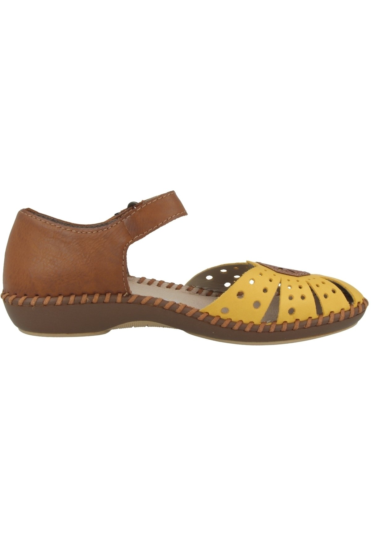 Rieker Sandals - yellow-cayenne (m1666-69)/yellow - Zalando.co.uk