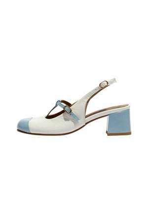 Klassieke pumps - sky blue offwhite