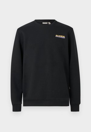 Only & Sons, ONSLUCCA ALOHA CREW - Sweatshirt - black
