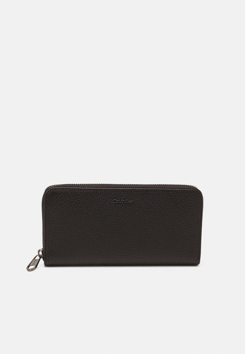 Calvin Klein MINIMALISM LONG ZIP AROUND UNISEX Wallet black