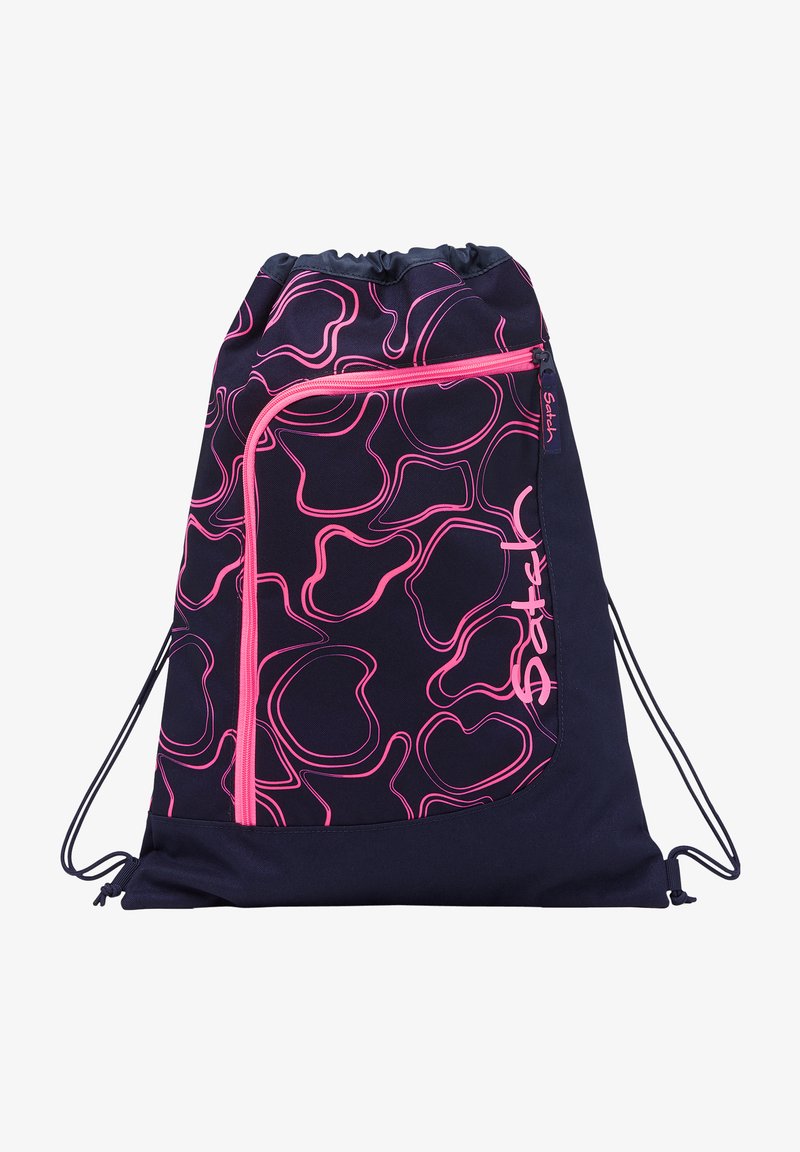 Satch TURNBEUTEL - Sports bag - pink blue neon