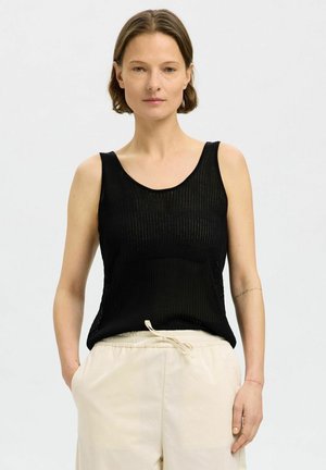 ÄRMELLOSES - Topp - black