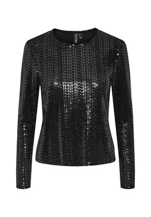 Pieces, PCSIDDY - Hosszú ujjú felső - black/silver