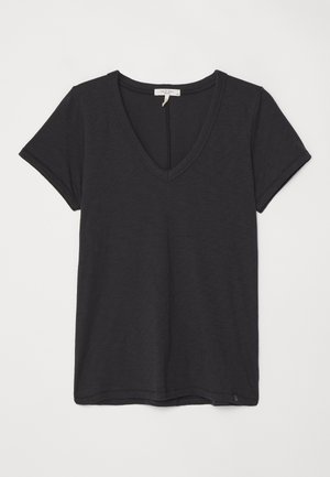 rag & bone THE VEE - Navadna majica - black
