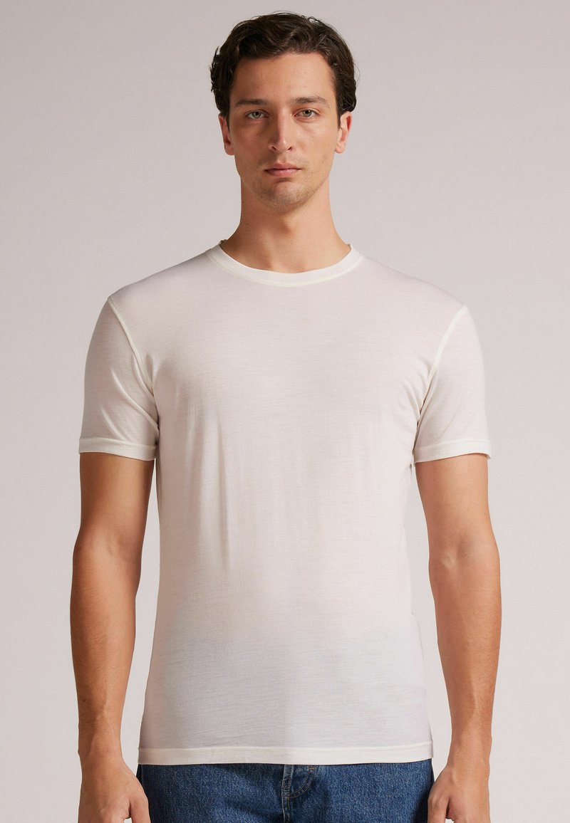 IUMAN Intimissimi Uomo KURZARM - T-shirt basic - white