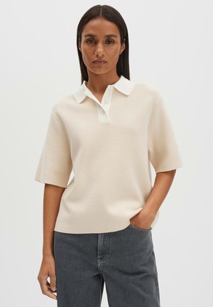 LOOSE FIT - Poloshirt - buttercream