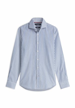 Tommy Hilfiger, TOMMY HILFIGER NEW YORK LABEL SLIM FIT FLEX COLLAR SHIRT - Camicia - brilliant navy   white