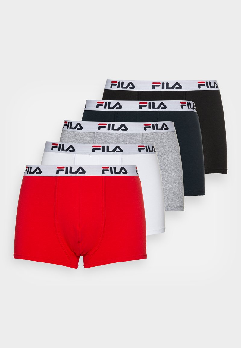 fila-boxershorts-5-pack-alushousut-black-white-grey-navy-red-musta