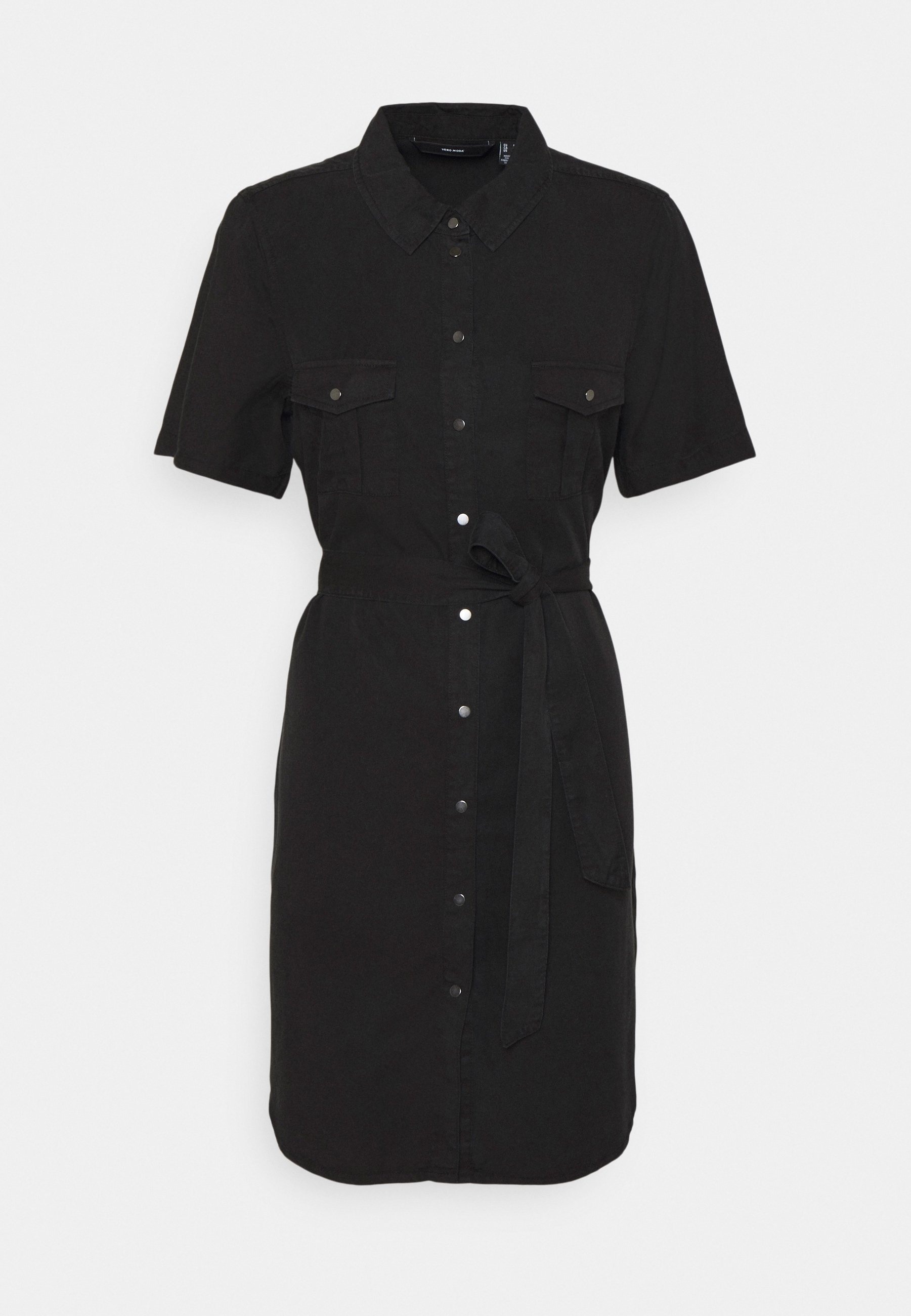 Vero Moda Spijkerjurk black denim/zwart denim/blackdenim (Pre