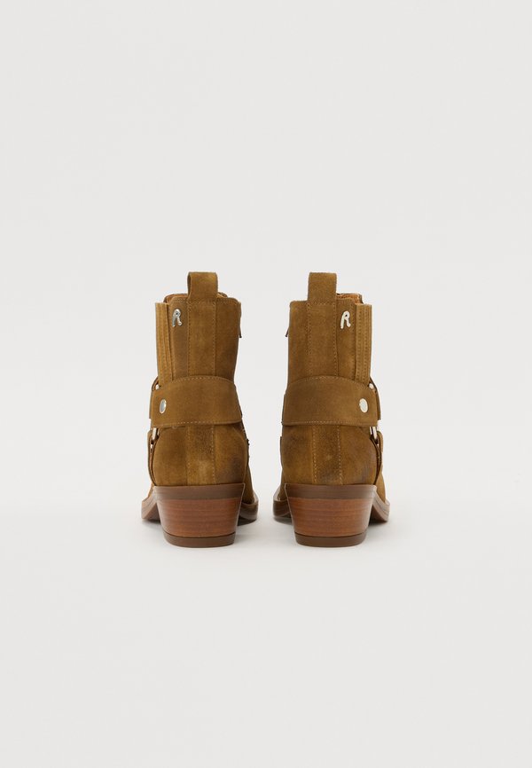 KORA CHELSEA ROCK - Cowboy/biker ankle boot - tan3