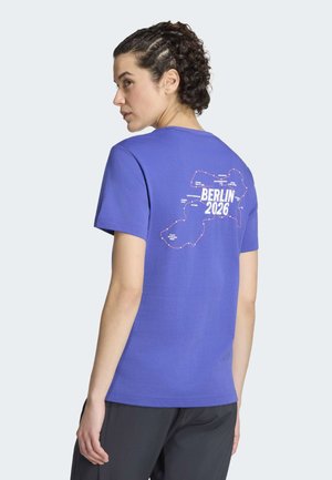 adidas Performance, - T-shirt z nadrukiem