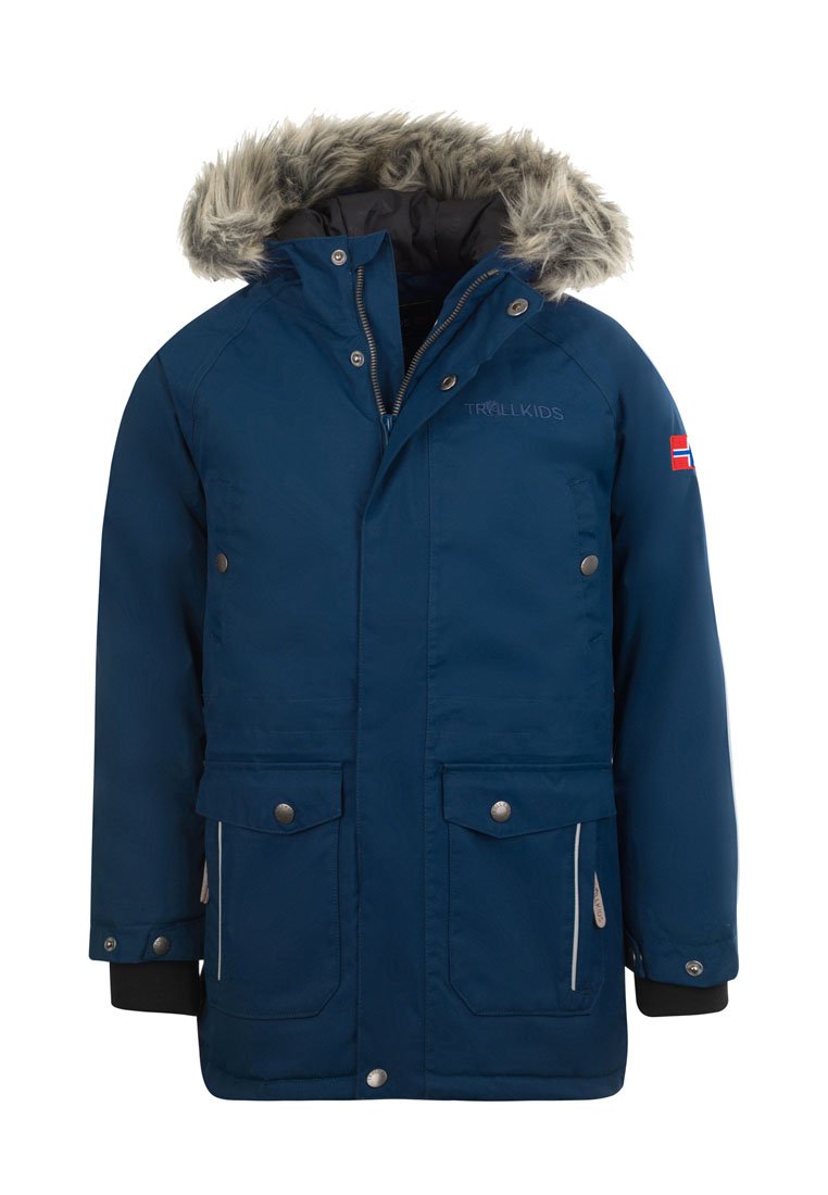 Trollkids Outdoorjas blauwgrijs Trollkids Outdoorjas blauwgrijs