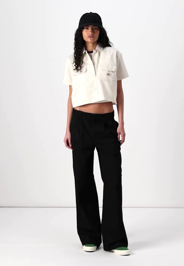 WORK SHIRT CROPPED - Button-down blouse4