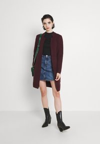 Morgan BLOCK - Casaco de malha - dark red