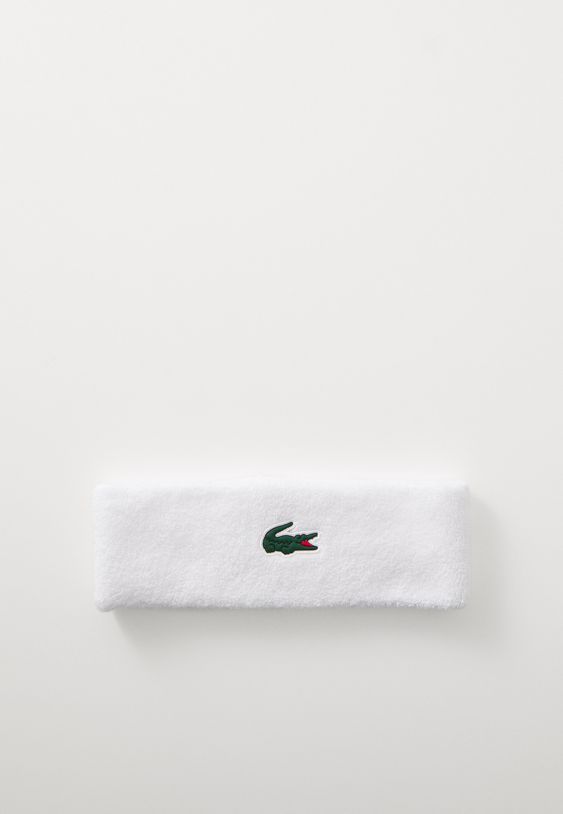 Lacoste Sport SPORTS HEADBAND UNISEX Muñequera white/blanco
