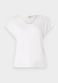 VMBILSA V NECK - Jednoduché tričko - snow white