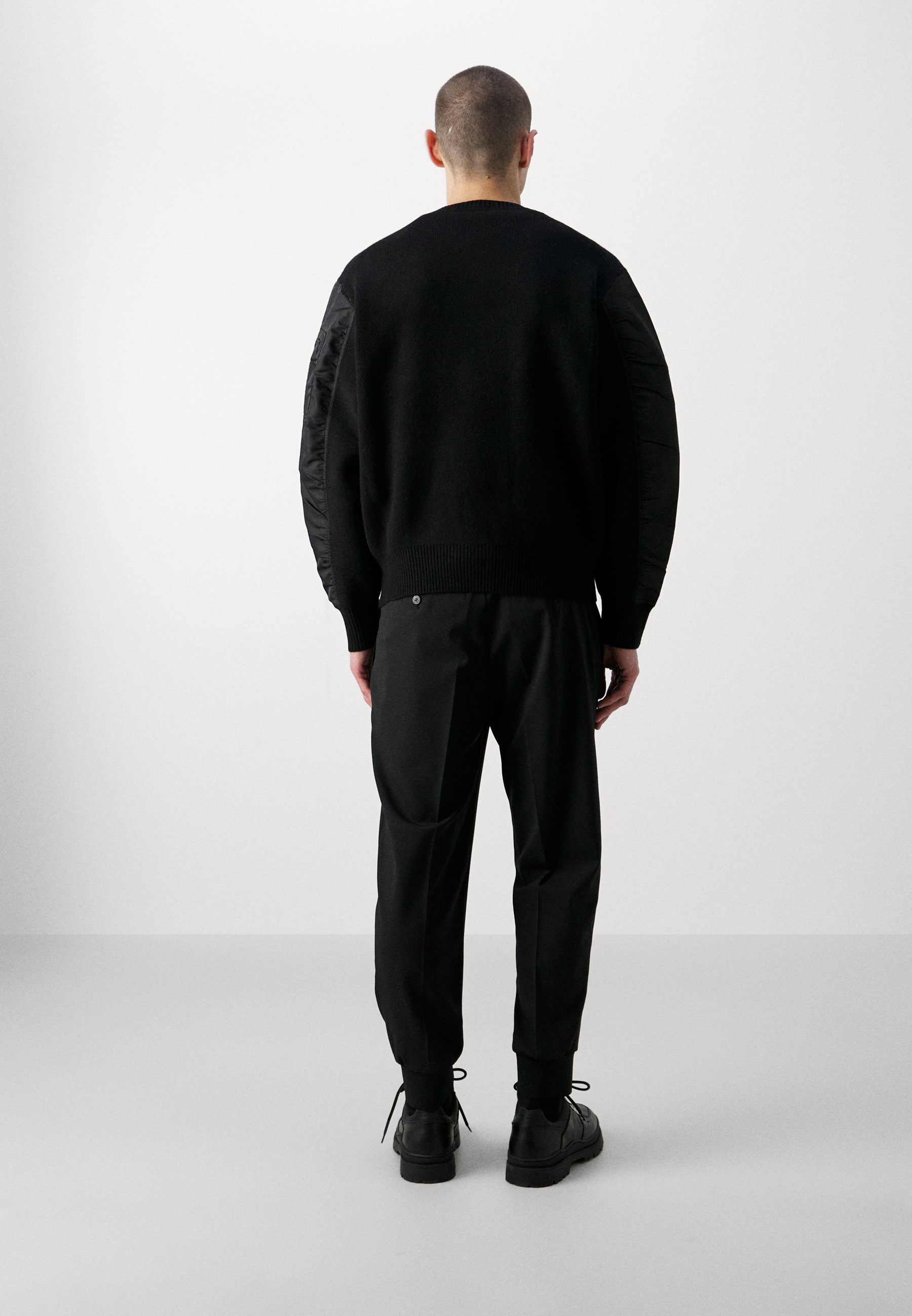 Neil Barrett JACK LOW RISE CUFF TROUSERS - Trousers - black