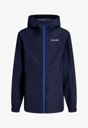 Jack & Jones Junior, Junior - Vodootporna jakna - navy blazer/surf the web