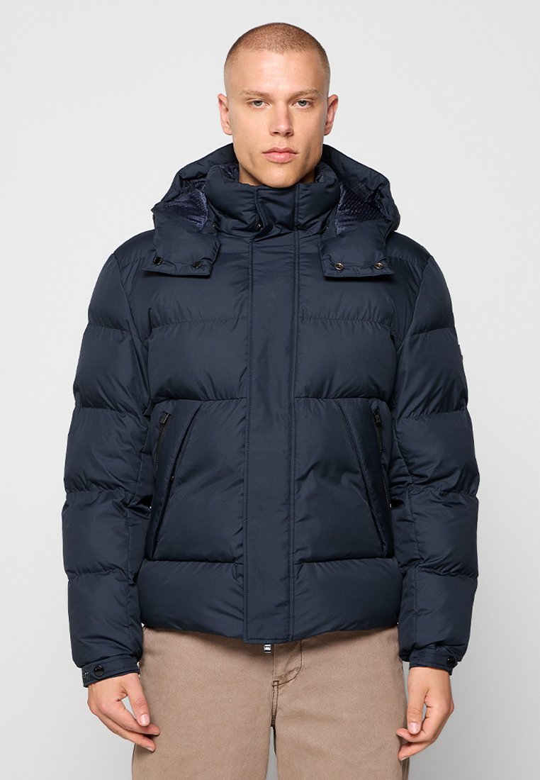 Boss Winterjas donkerblauw Boss Winterjas donkerblauw