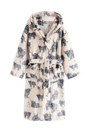 REGULAR FIT  - Bademantel - cream hamish the highland cow