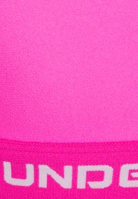 Under Armour CROSSBACK MID BRA - Vidēja atbalsta sporta krūšturis - rebel pink/white