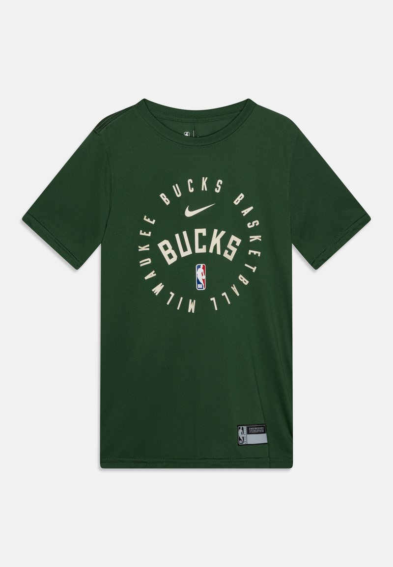 Nike Performance - NBA MILWAUKEE BUCKS LEGEND PRACTICE TEE UNISEX - Klubu apģērbs - fir, Palielināt