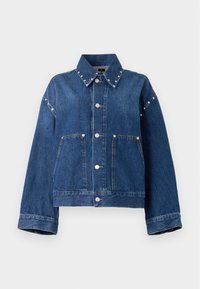 CROPPED JACKET - Giacca di jeans - blue