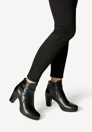 Bottines à talons hauts - black
