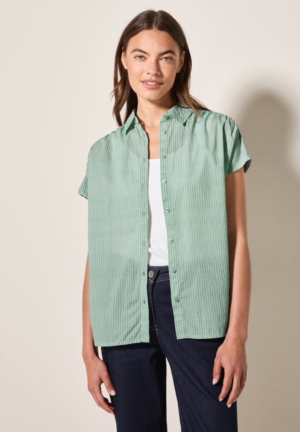 GESTREIFTE - Hemdbluse - grün