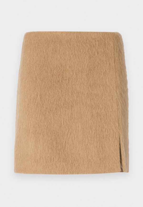 Mini skirt - dark beige2