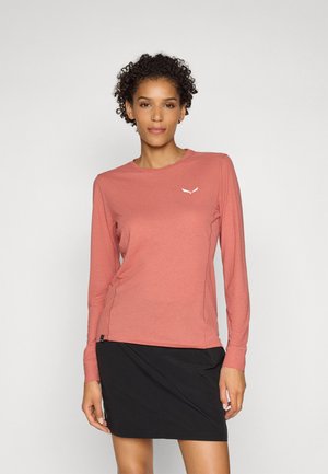 Salewa PUEZ DRY TEE - Long sleeved top - apricot