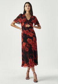SÁVEL LEXIE MIDI  - Day dress - red vintage bloom
