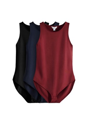THE SET, RACER NECK 3 PACK - Body - navy red black