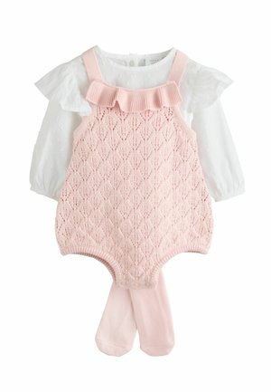 REGULAR FIT ROMPER 3 PIECE SET - Jumpsuit - pink  white