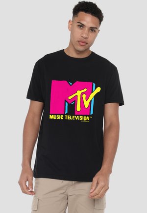 Cotton Soul, MTV HOT LOGO - Print T-shirt - black