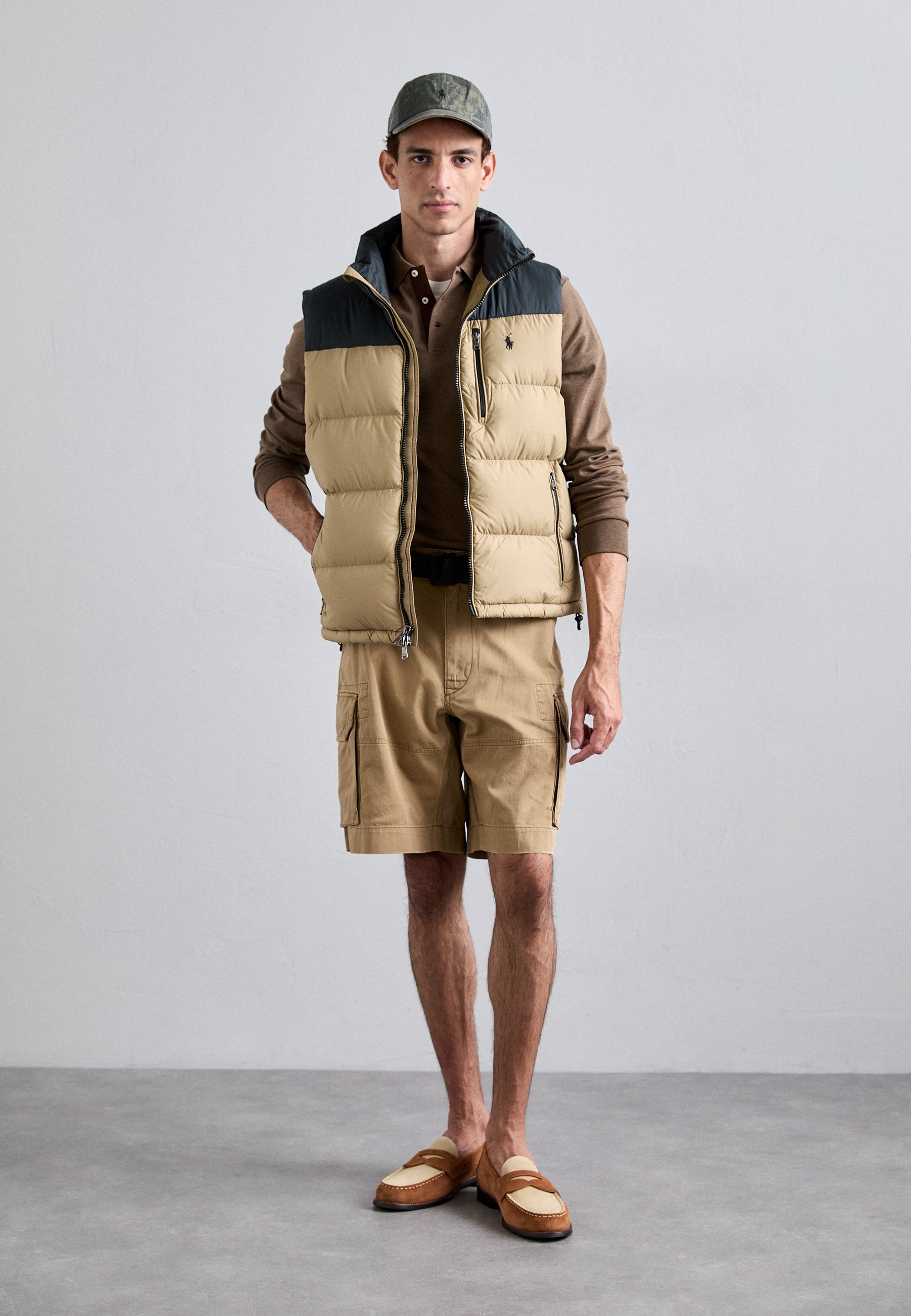 Polo Ralph Lauren LONG SLEEVE - Polo shirt - cedar heather/dark