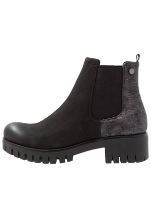 Plateaustiefelette - black