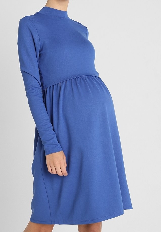 Esprit Maternity Jersey dress - royal blue - (Pre-owned) - Zalando.ie