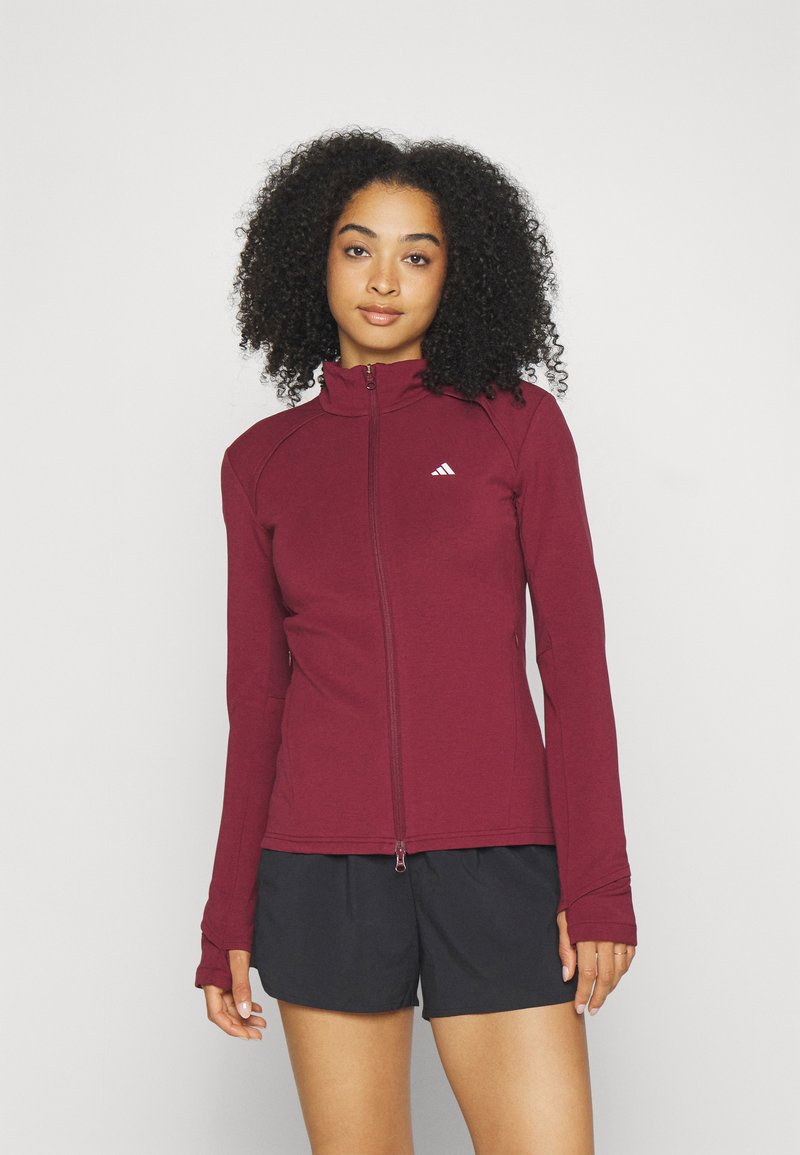 adidas Performance TRAINING COVER-UP - Træningsjakke - shadow red