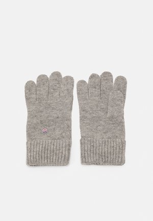 GANT SHIELD GLOVE UNISEX - Gloves - grey melange