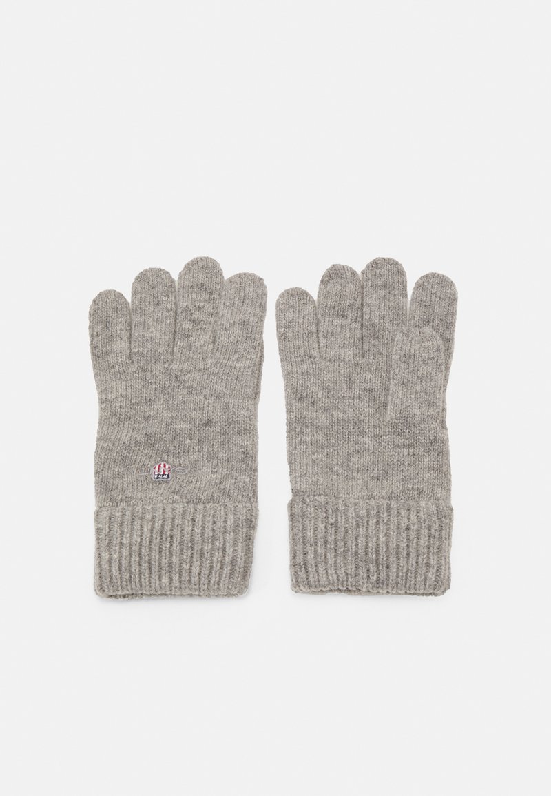 GANT SHIELD GLOVE UNISEX - Guantes - grey melange
