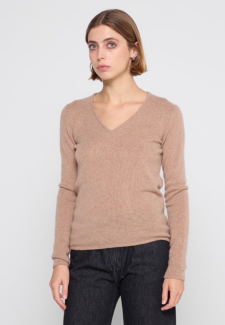 Just Cashmere Trui camel