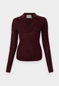 SIMONE SWEATER - Jumper - burgundy