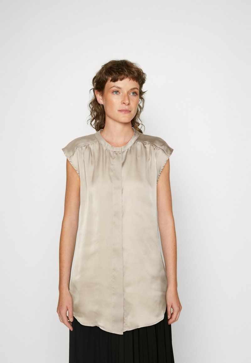 LASCANA SLEEVELESS Buttondown blouse stein/stone Zalando.de