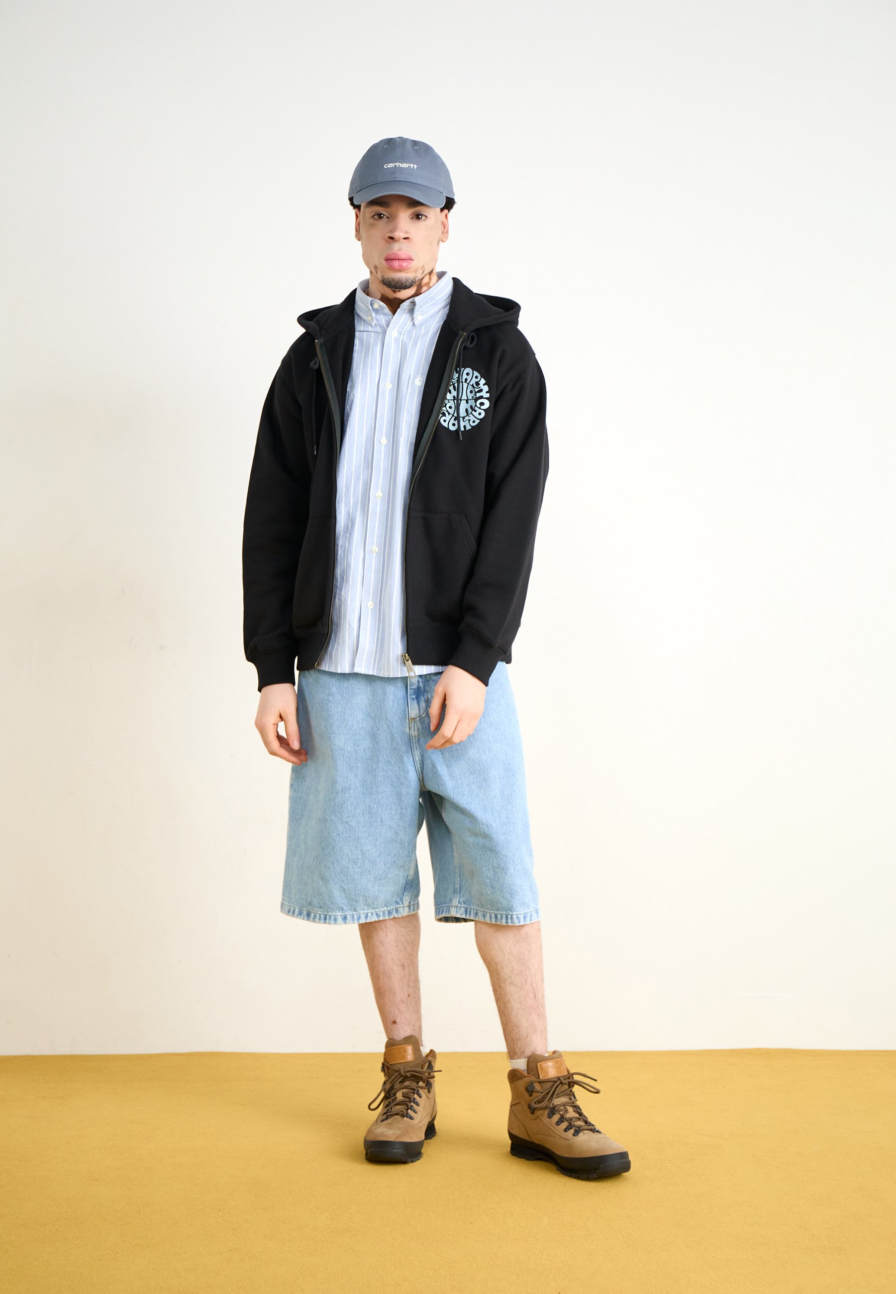 Carhartt WIP HOODED JAZZY JACKET - Zip-up sweatshirt - black