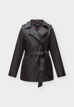 Vero Moda, VMEILEEN COATED - Μπουφάν από συνθετικό δέρμα - chocolate torte