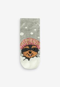 Next SPA  4 PACK  - REGULAR FIT - Calzini - grey purple dog