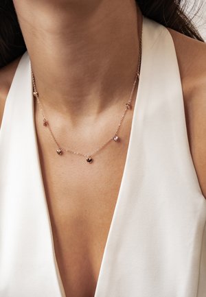 Hey Happiness, CHUNKY HEART MULTI - Necklace - rose gold-coloured